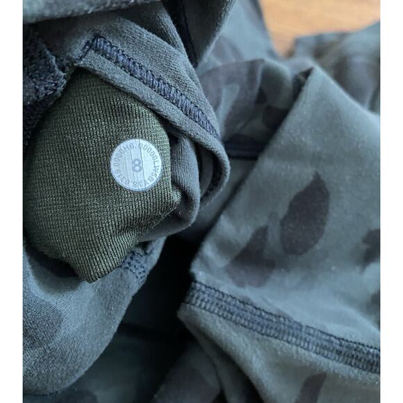 Lululemon Align Pant II 25” Incognito Camo Multi Gator Green 8 - Picture 7 of 8